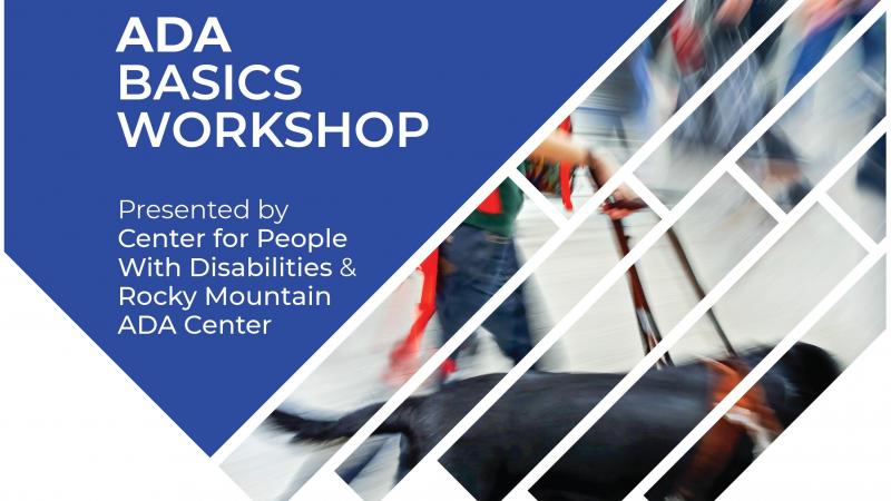 Flier for free ADA Basics workshop