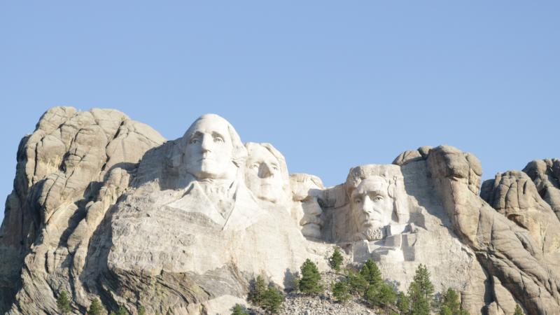 Mt. Rushmore in the daytime