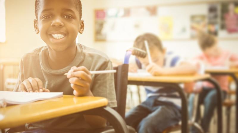 kids in classroom