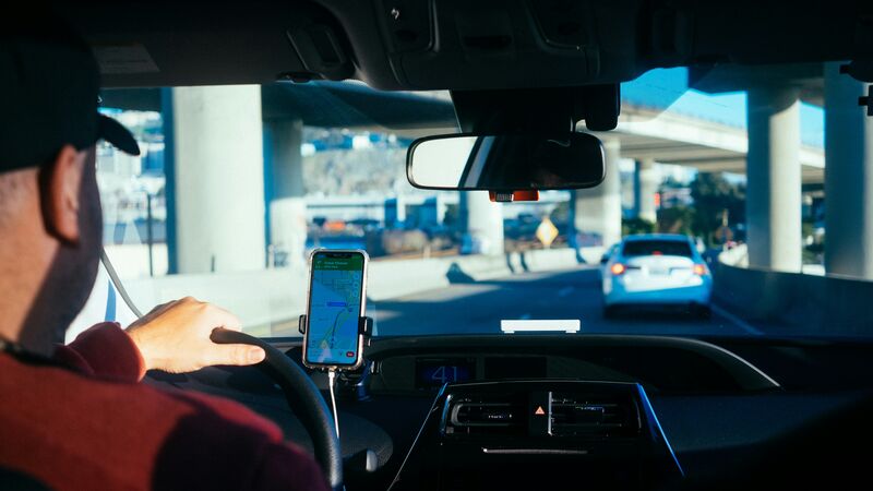Person driving for a rideshare service