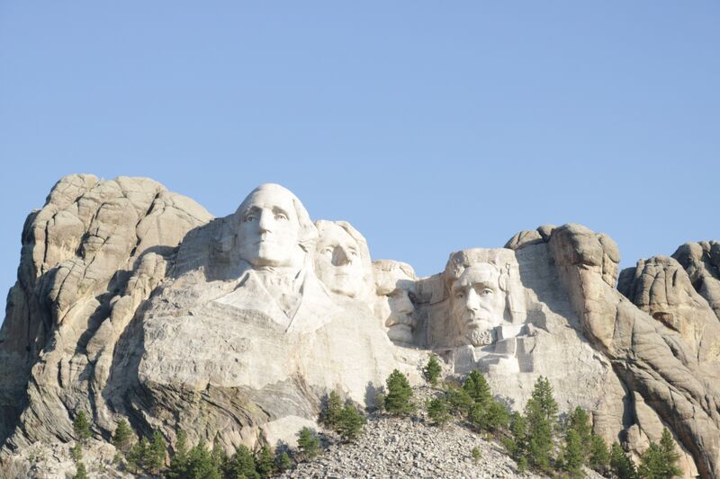 Mt. Rushmore in the daytime