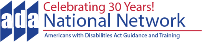 ADA National Network anniversary logo