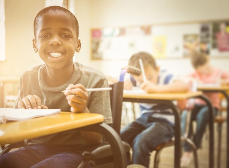 kids in classroom