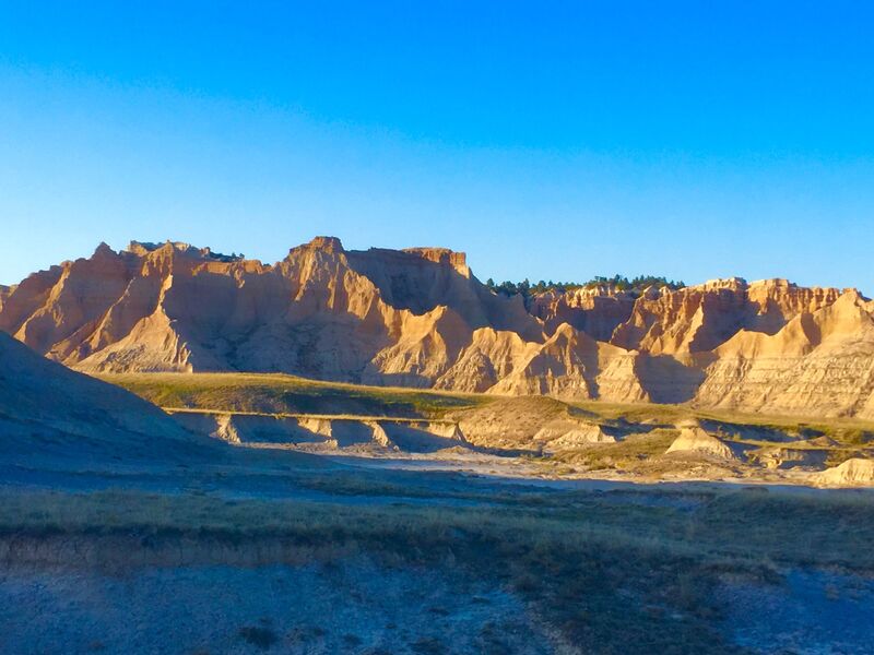 landscape photo of Pine Ridge in South Dakota