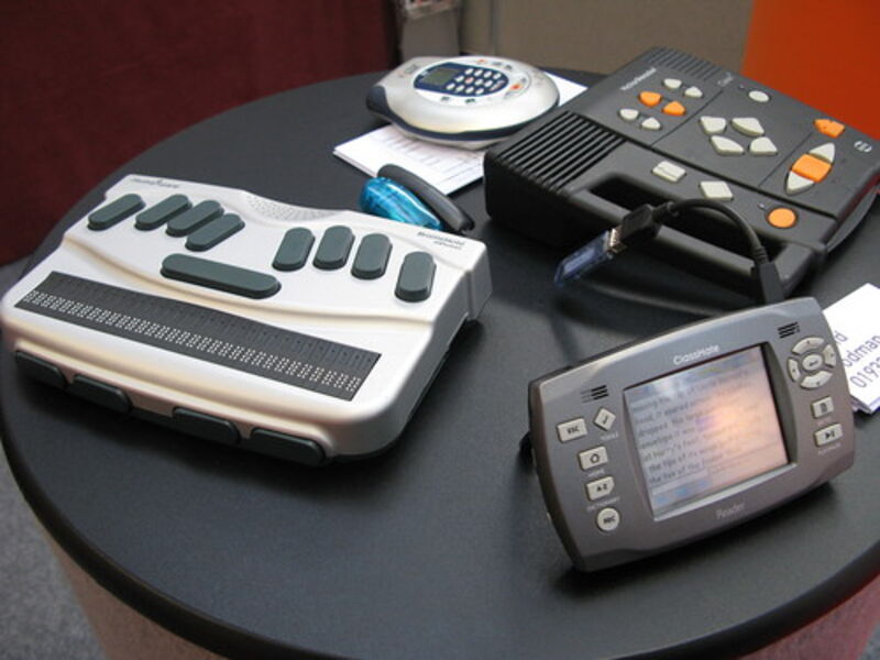 a variety of assistive technology devices