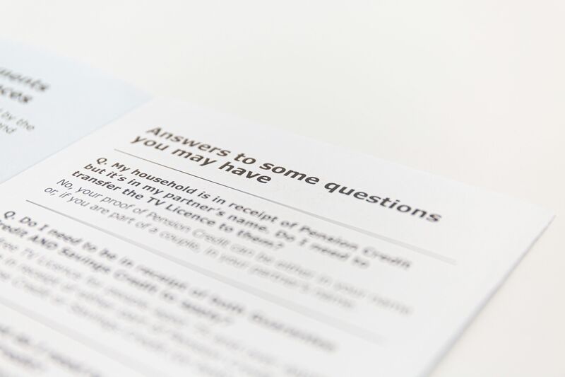 a close up of a paper titled Answers to some Questions You May Have with some text below 