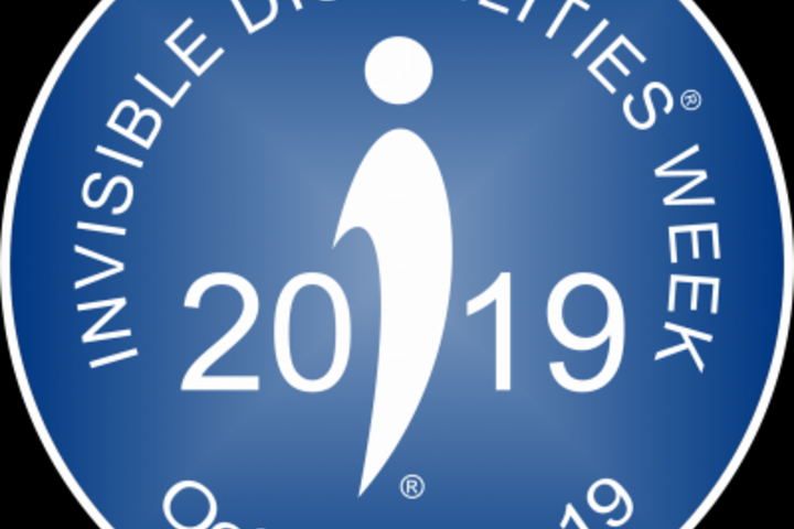 Invisible Disabilities Week 2019 blue logo