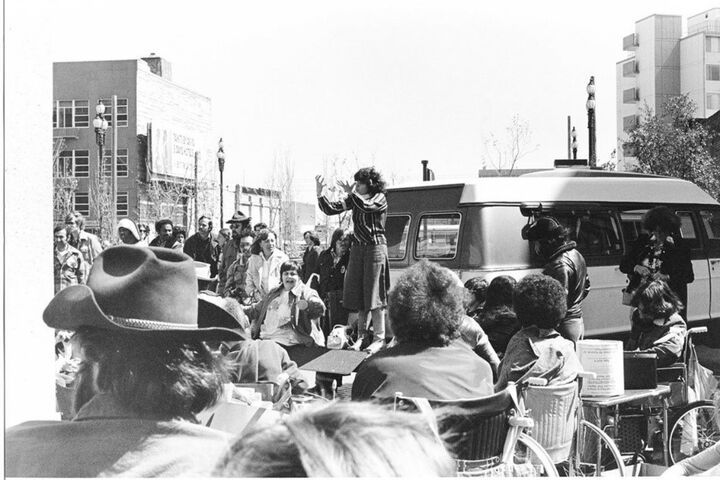 Section 504 sit in protest in 1977